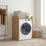 vidaXL Armoire pour machine à laver Chêne artisan 67 5 x 62 x 97 cm