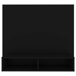 Vidaxl meuble tv mural noir 102x23 5x90 cm aggloméré