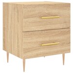 vidaXL Table de chevet chêne sonoma 40x35x47 5 cm bois d’ingénierie
