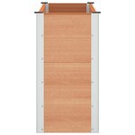 vidaXL Jardinière surélevée Marron 150 x 50 x 91 cm WPC et Aluminium