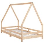 vidaXL Cadre de lit pour enfant 90x190 cm Bois de pin massif