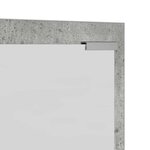 vidaXL Porte-manteau mural Montage mural Gris Béton 100 x 10 x 100 cm