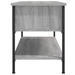 vidaXL Meuble TV sonoma gris 100x35x45 cm bois d'ingénierie