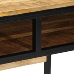 vidaXL Bureau d'écriture avec étagère Marron 80 x 50 x 75 cm