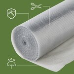 Pack And Move - Film À Bulle Recyclé - 1 X 30 M - Déménagement Expédition Et Protection - Papier Bulle De Qualité