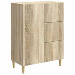 vidaXL Buffet Chêne Sonoma 66 x 34 5 x 90 cm Bois d'ingénierie
