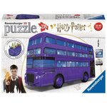 Harry potter puzzle 3d magicobus - ravensburger - véhicule 216 pieces - sans colle - des 8 ans