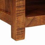 vidaXL Meuble TV Marron 110 x 30 x 40 cm bois de manguier massif