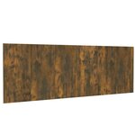 vidaXL Tête de lit murale Chêne fumé 240x1 5x80 cm Bois d'ingénierie