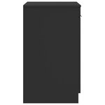 vidaXL Armoire de salle de bain Noir 54 x 41 x 70 cm Bois d'ingénierie