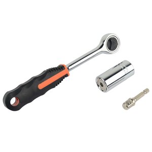 Brüder Mannesmann Douille universelle 7-19 mm avec cliquet
