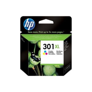 Hp 301xl cartouche d'encre trois couleurs grande capacité authentique pour hp envy 4505 et hp deskjet 1050/1512/2548/3057a (ch564ee)