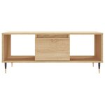 vidaXL Table basse Chêne sonoma 90x50x36 5 cm Bois d'ingénierie