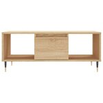 vidaXL Table basse Chêne sonoma 90x50x36 5 cm Bois d'ingénierie