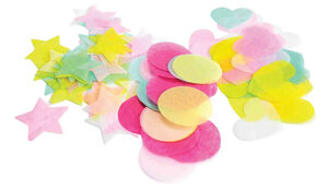 Confettis pastel 3 5 à 4 cm 120 pièces