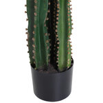 Cactus artificiel grand réalisme plante artificielle grande taille dim. Ø 17 x 100H cm vert