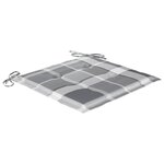 vidaXL Chaises de jardin 6 Pièces avec coussins Bois d'acacia solide