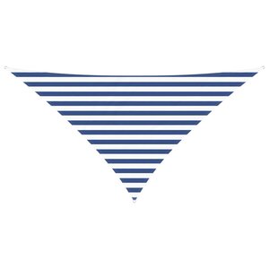 vidaXL Voile d'ombre Bleu et Blanc 2 5 x 2 5 x 3 5 m