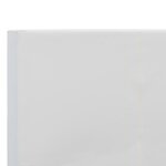 vidaXL Cadre de lit Blanc Similicuir 180 x 200 cm