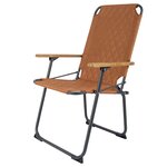 Bo-Camp Chaise de camping pliable Jefferson Argile