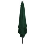 vidaXL Parasol de jardin carré avec lumières LED 295x245 cm Vert