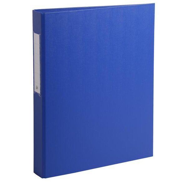 Classeur à anneaux  PP  2 anneaux  A4  bleu EXACOMPTA