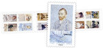 Carnet - L'art du portrait - 12 timbres autocollants