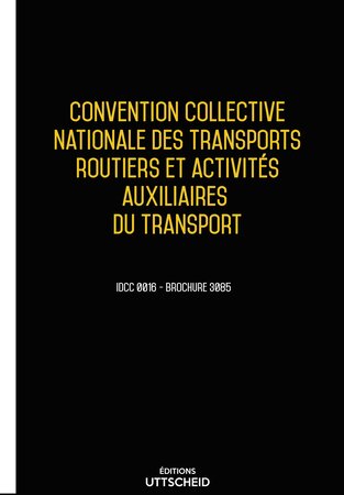 Convention collective nationale transports routiers - 23/01/2023 dernière mise à jour uttscheid