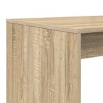 vidaXL Bureau Chêne sonoma 108 x 55 x 103 5 cm Bois d'ingénierie