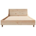 vidaXL Cadre de lit sans matelas 100x200 cm bois massif de pin