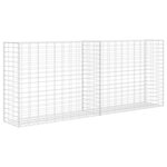 vidaXL Panier de gabion Acier inoxydable 85x30x200 cm