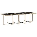 vidaXL Ensemble à manger de jardin et coussins 11 Pièces beige poly rotin