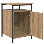 vidaXL Cabinet de chevet 2 Pièces Chêne artisanal 40 x 42 x 60cm