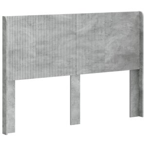 vidaXL Tête de lit Gris béton