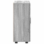 vidaXL Buffet Sonoma gris 55.5 x 29 x 100 cm Bois d'ingénierie