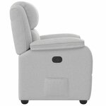 vidaXL Fauteuil inclinable gris nuage tissu