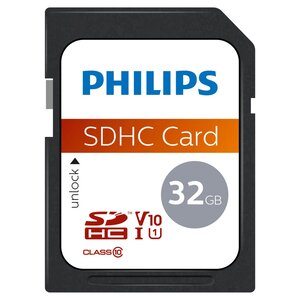Philips Carte mémoire SDHC 32 Go UHS-I U1 V10