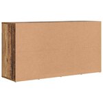 vidaXL Banc à chaussures Vieux bois 103 x 30 x 55 cm Bois d'ingénierie