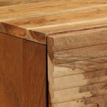 vidaXL Buffet avec étagère Marron 40 x 33 x 75 cm Bois d'acacia massif