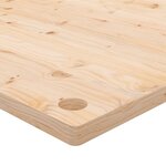 vidaXL Dessus de bureau 80x40x2 5 cm bois massif de pin