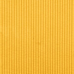 vidaXL Canapé-chaise accoudoirs jaune foncé 54 cm tissu velours côtelé