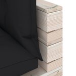 Vidaxl salon de jardin palette 8 pièces avec coussins bois de pin