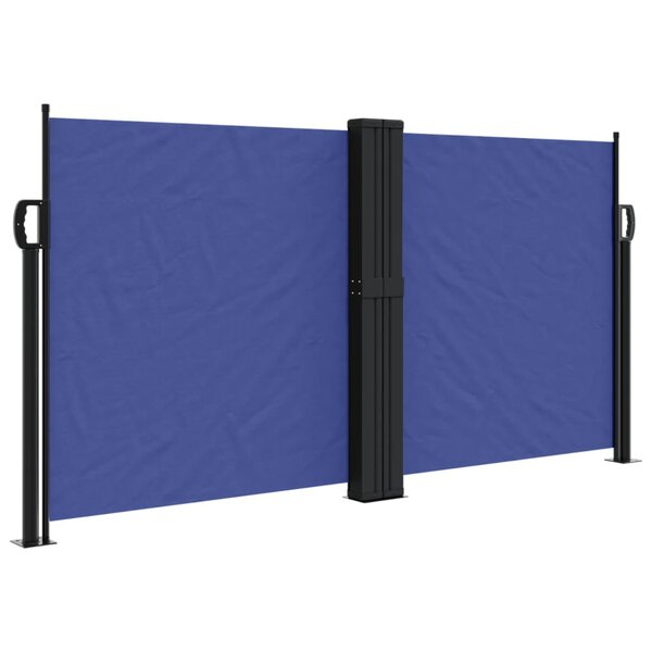 vidaXL Auvent latéral rétractable bleu 120x600 cm
