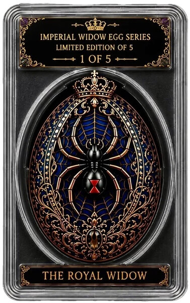 Monnaie ROYAL WIDOW Imperial Widow Egg 1 Oz Medaille Cuivre 2026 (PRÉCOMMANDE)