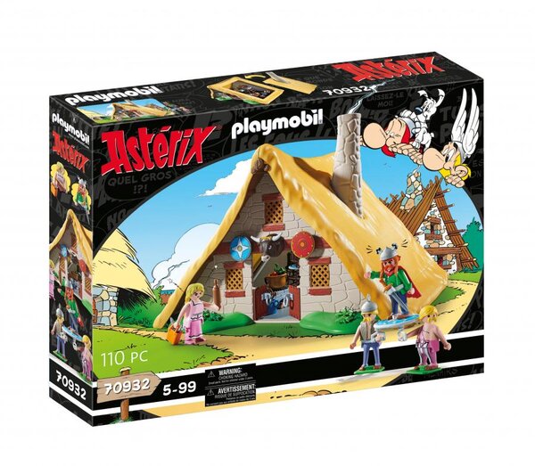 70932 Playmobil Asterix La hutte d'Abraracourcix