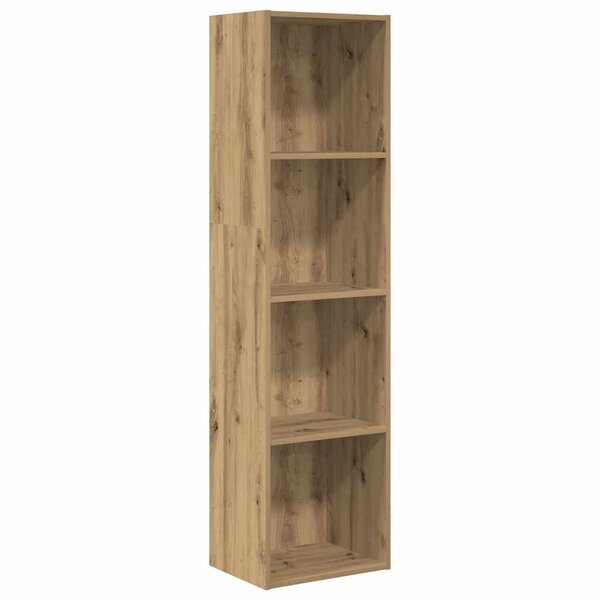vidaXL Bibliothèque chêne artisanal 40x30x152 cm bois d'ingénierie