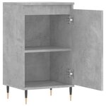 vidaXL Buffets 2 Pièces gris béton 40x35x70 cm bois d'ingénierie