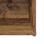 vidaXL Ensemble meuble TV 2 Pièces Bois Ancien 37 x 35 x 107 cm
