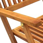 vidaXL Ensemble à manger de jardin pliable 7 Pièces bois d'acacia solide