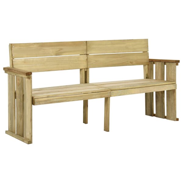 vidaXL Banc de jardin 172 cm bois de pin imprégné